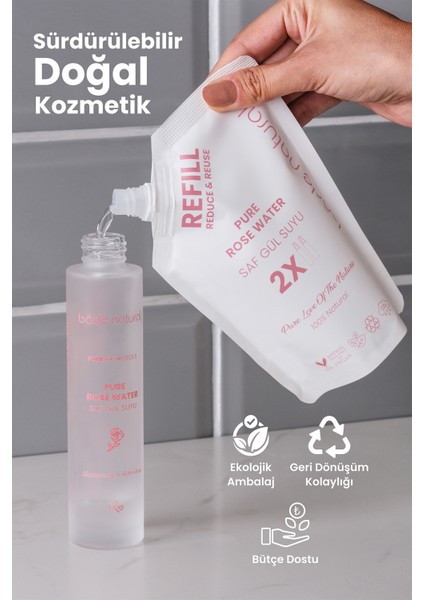 Gül Suyu Tonik & Refill Paket %100 Doğal ve Saf modelleri
