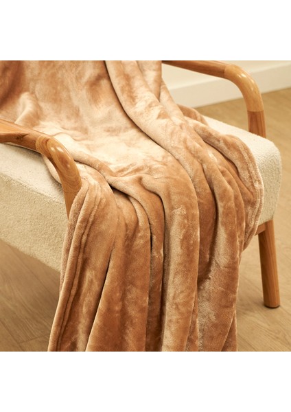 Shelly Wellsoft Tv Battaniyesi Latte (140X190 Cm)