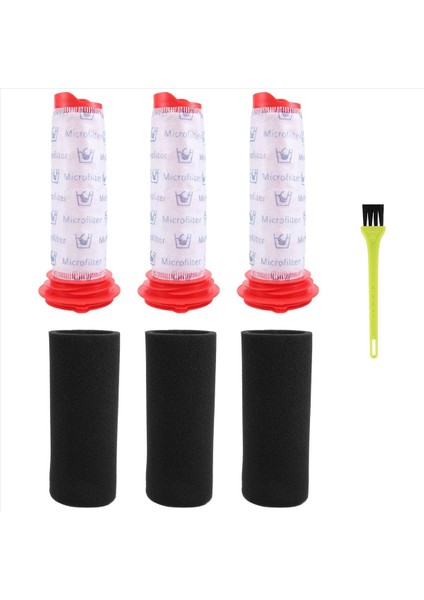 Bosch Athlet Için Filtre Seti, 3 Ana Çubuk Filtre + 3 Köpük Filtre (Yurt Dışından) modelleri