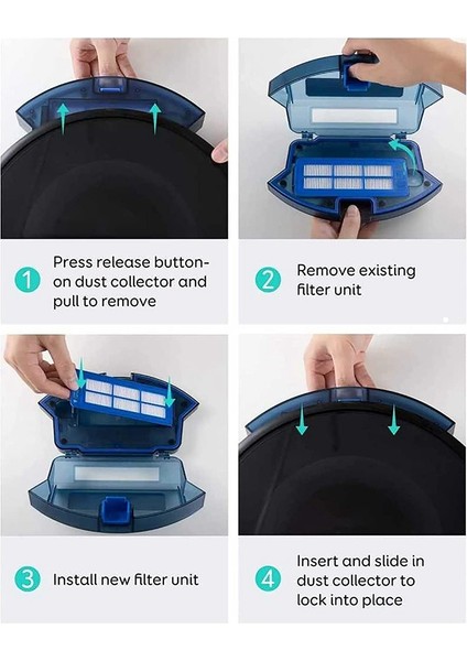 Eufy Robovac G10 G30 Robot Süpürge Için Yan Fırça Filtreleri (Yurt Dışından) modelleri