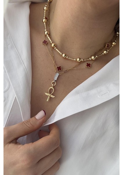 Çelik Mix Marka Model Melek Kolye