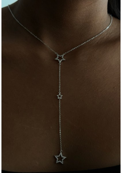 Işıltılı Yıldız Y Kolye