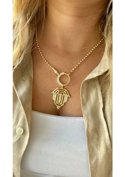 Premium Serenay Kolye Leyla Kolye 50 cm