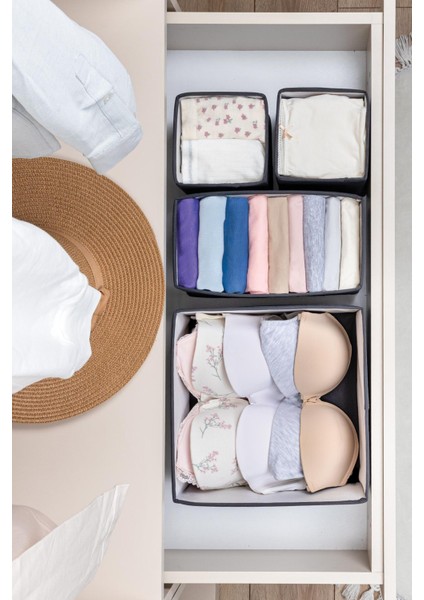 Antrasit 4'lü Çekmece Düzenleyici fiyatları