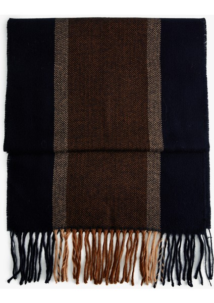 Çizgili Uzun Püsküllü Atkı fiyatları