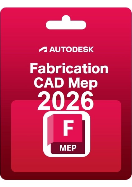 Fabrication CADmep 2026 (Windows) - 1 PC 1 Yıl Autodesk Key + Kurulum Hizmeti