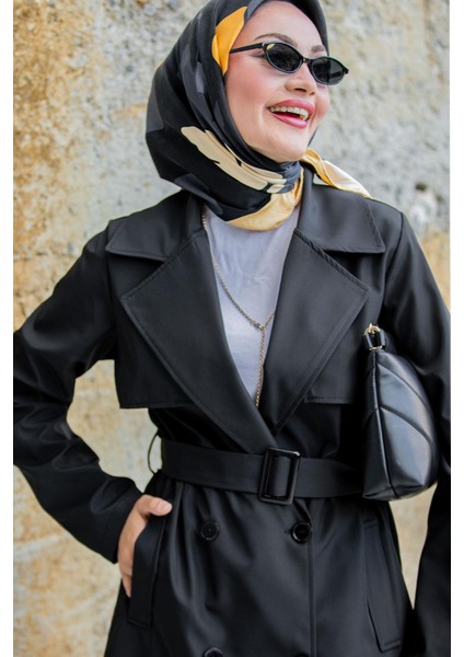 Rinny Bondik Trençkot-Siyah fiyatları