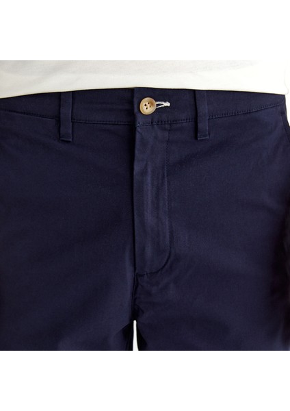 Erkek Lacivert Slim Fit Şort indirimleri