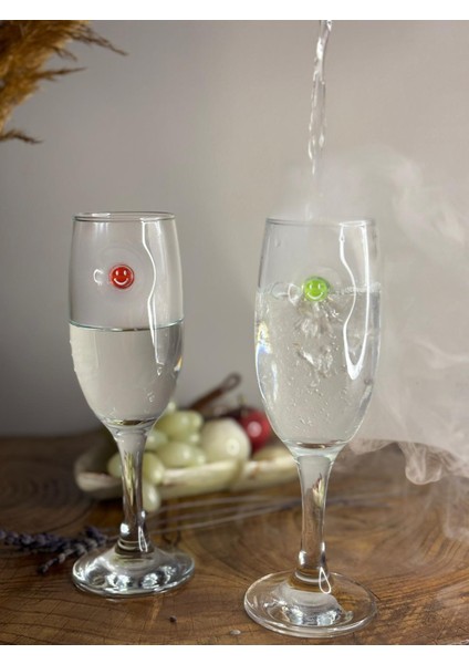 Emoji Kokteyl Kadehi 2 Li - (Kahve Yanı Su/kokteyl Bardak) 190 ml modelleri