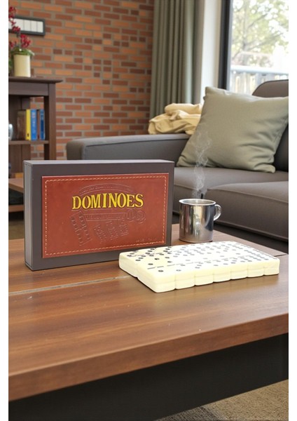 Lüks Deri Kutulu Premium Domino Seti 28 Parça Spinner’lı Çift 6 Taş – 2-4 Oyuncu Yeni Yıl Hediyesi fiyatları