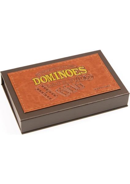 Lüks Deri Kutulu Premium Domino Seti 28 Parça Spinner’lı Çift 6 Taş – 2-4 Oyuncu Yeni Yıl Hediyesi indirimleri