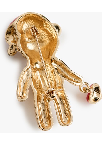 Taş Detaylı Noel Baba Temalı Broş fiyatları