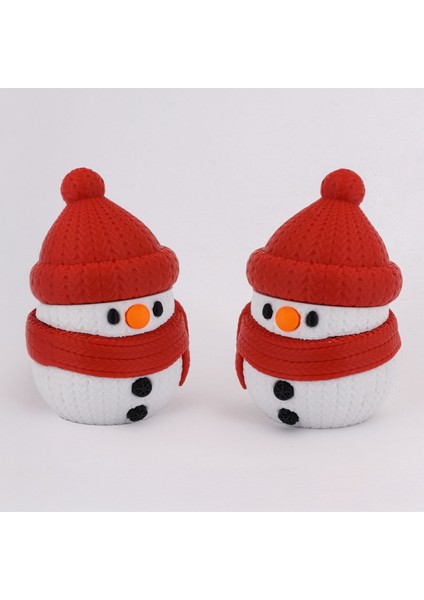 2’li Kardan Adam Biblo Seti | Yılbaşı Dekoru, Masaüstü Süs ve Yeni Yıl Hediyesi fiyatları