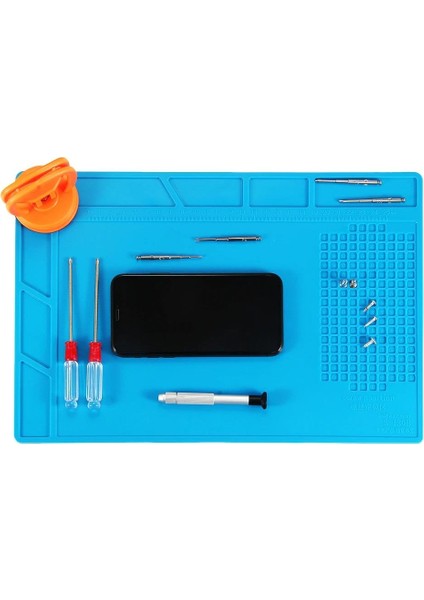 Hatfon Silikon Çalışma Tamir Pedi S120B 340X230MM Isıya Dayanıklı