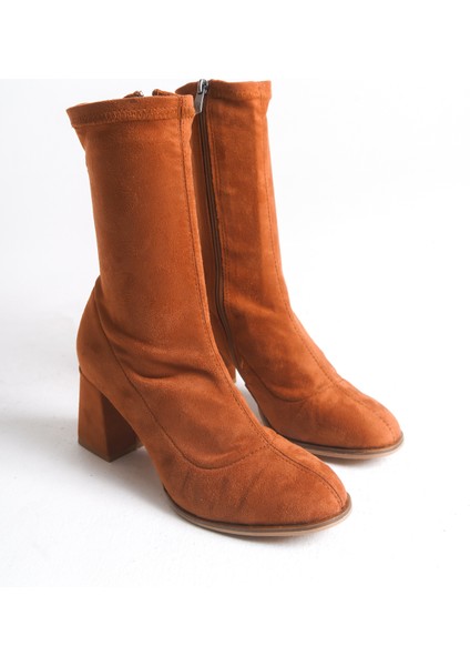 Kadın Bot Streç Kalın Topuklu Içten Fermuarlı Agnes indirimleri