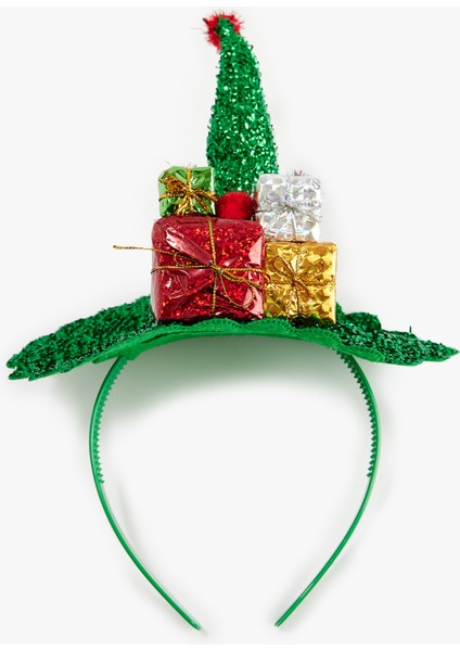 Yılbaşı Ağacı Aplike Detaylı Yılbaşı Tacı