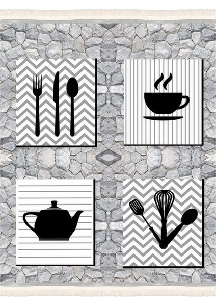 Destek Halı MK-9019A – Makinede Yıkanabilir, Kaymaz Taban, Dijital Baskı Halı fırsatları