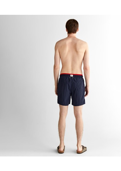 Erkek Lacivert Regular Fit Logolu Mayo Şort fiyatları