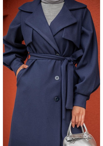 Olly Pileli Balon Kol Astarlı Kaşe Kaban-Laci fiyatları