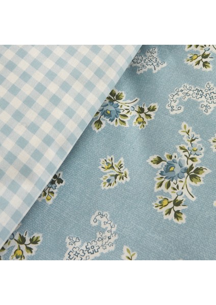 Carlo %100 Pamuk Tek Kişilik Nevresim Takımı Mavi