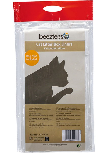 Mtxdpn Beeztees Kedi Tuvaleti Poşeti, 10 Adet, 52X46CM