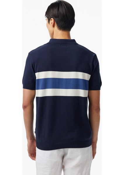 Erkek Lacivert Classic Fit Çizgili Triko fiyatları