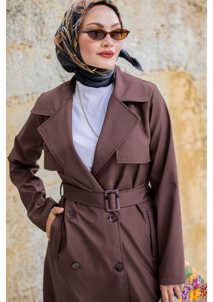 Rinny Bondik Trençkot-Kahve fiyatları