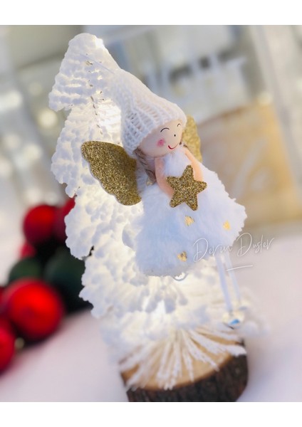 Parlak Metalik Kanatlı Melek Yılbaşı Ağaç Süsü 17CM, Şık Dekorasyon fırsatları