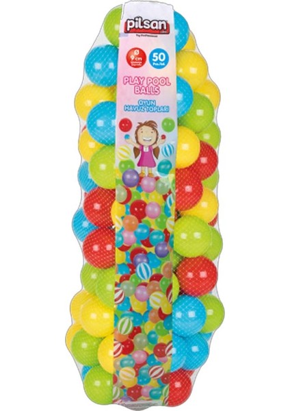 Oyun Havuz Topu 9 cm 50 Li