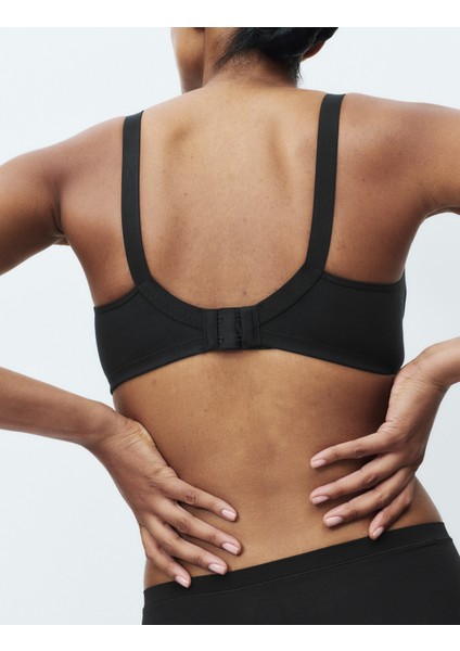 İşleme Detaylı Toparlayıcı Pamuklu Sütyen