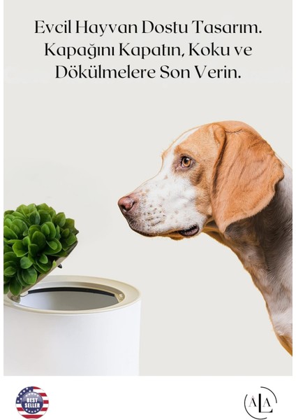 Özel Tasarım Yapay Bitkili Çöp Kovası Çöp Kutusu Banyo Tuvalet Wc Çöp Kovası Kapaklı fırsatları