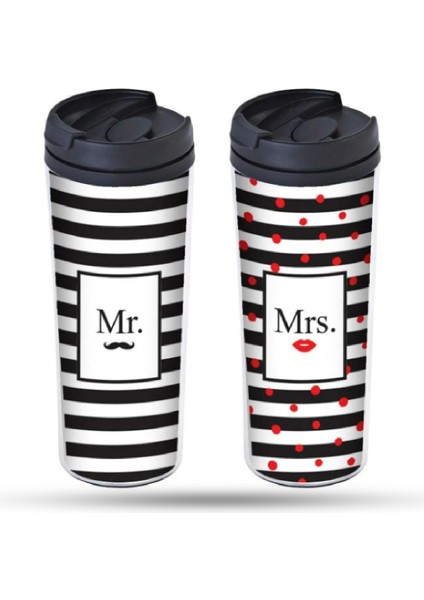 Mr & Mrs (2'li) Termos Kupa 380 ml