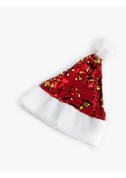Pullu Payet Detaylı Ponponlu Yılbaşı Şapkası fiyatları