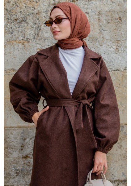 Balon Kol Astarsız Yün Kaşe Kaban-Khv fiyatları