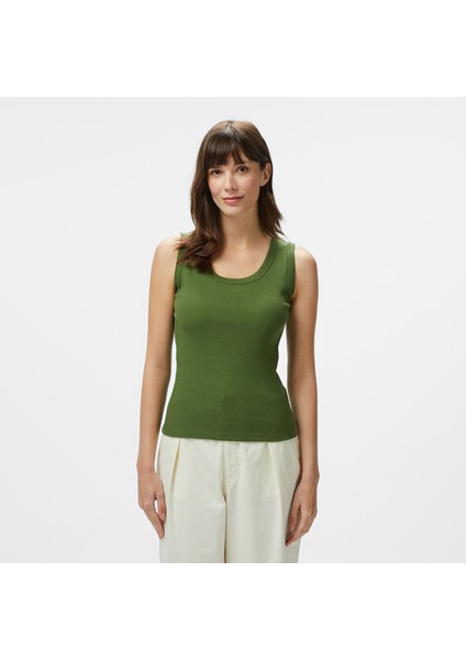 Kadın Yeşil Slim Fit T-Shirt indirimleri