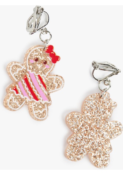 Çok Renkli Sallantılı Klipsli Kurabiye Küpe fiyatları