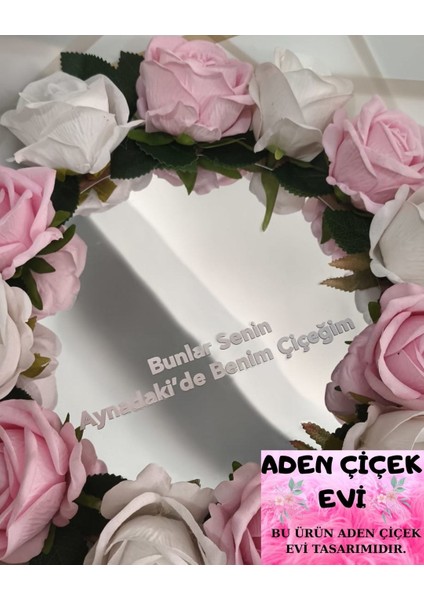 Aynalı Buket Bunlar Senin Aynadaki Benim Çiçeğim❤️💕💖sevdiklerinize Özel Gün Hediyesi fırsatları