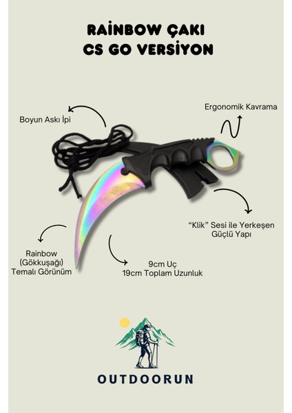 Rainbow Çakı Cs Go Versiyon