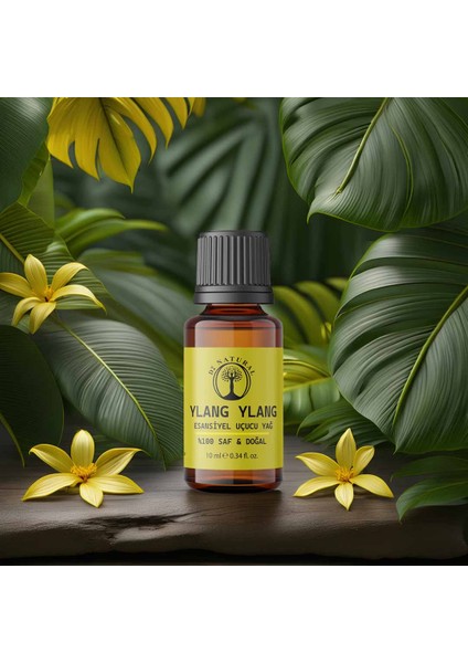 Ylang Ylang Esansiyel Uçucu Yağ %100 Saf & Doğal 10 ml