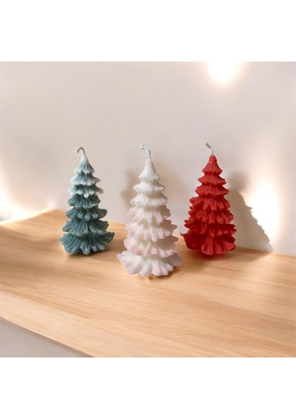 3’lü Çam Ağacı Mum Çam Kokulu Hediyelik (Noel-Yılbaşı Konsepti) 3 Adet Gelir fiyatları