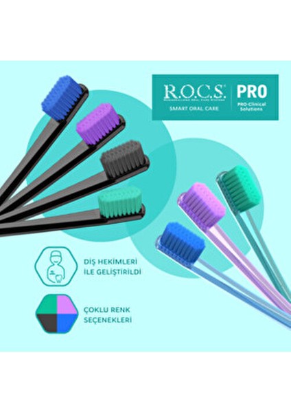 Soft Diş Fırçası 5940 Adet Kıl İçeren Mavi Kıl Yumuşak Özellikli Tasarım