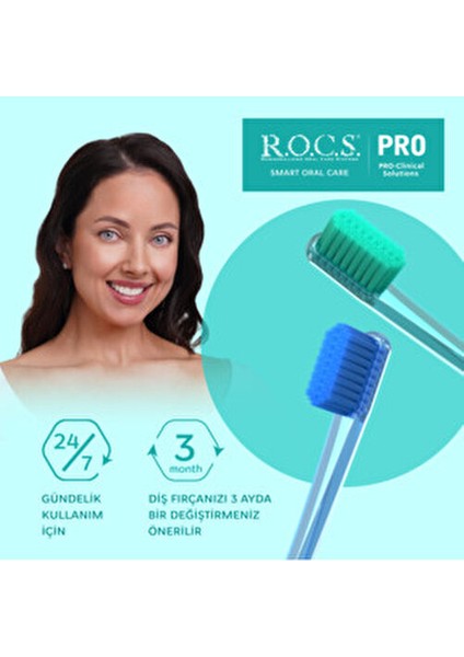 Soft Diş Fırçası 5940 Adet Kıl İçeren Mavi Kıl Yumuşak Özellikli Tasarım