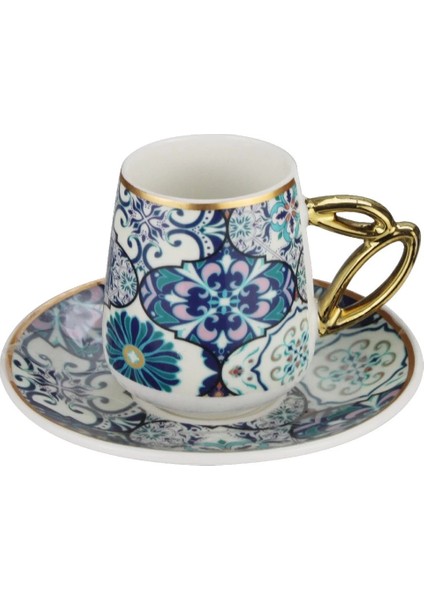 Paçi Etnik 6'lı Porselen Kahve Fincanı ROYALEKS-P-POR-101736