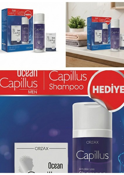 Asfstore Ocean Capillus Men 60 Tablet + Capillus Şampuan 200 ml Hediyeli fiyatları