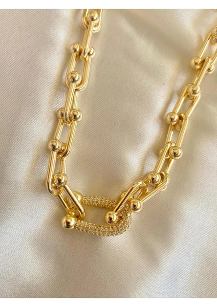 Zirkon Taşlı Çelik Tifany Kolye fiyatları