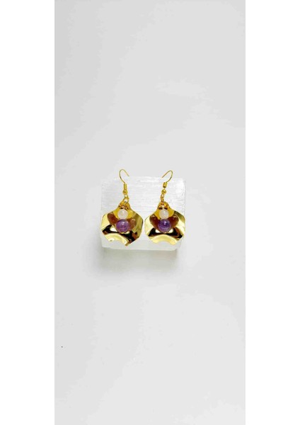 Ametist & Aytaşı Küpe