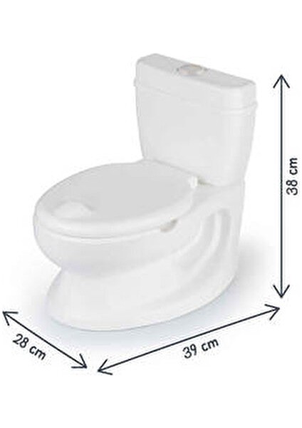 Eğitici Lazımlık 38 x 39 x 28 cm Kolay Temizlenebilir Özellikte 18 Ay ve Üzeri Çocuklar İçin