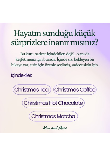 New Year Hediye Kutusu | Christmas Tea, Christmas Coffee, Hot Chocolate – Yılbaşı Hediye Seti modelleri