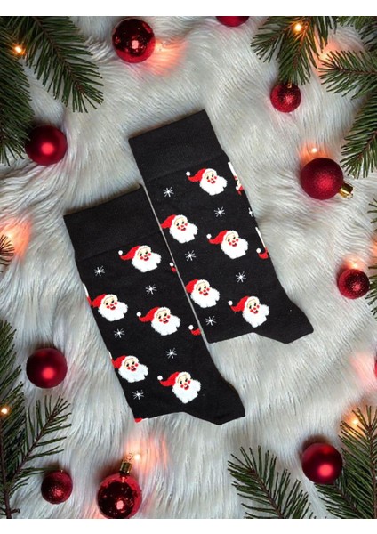 - Yılbaşı Temalı Unisex Çorap – Desenli Özel Tasarım (Hediye Paketli) modelleri