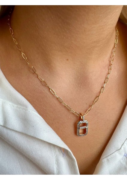 Serenay Zirkon Taşlı Kolye